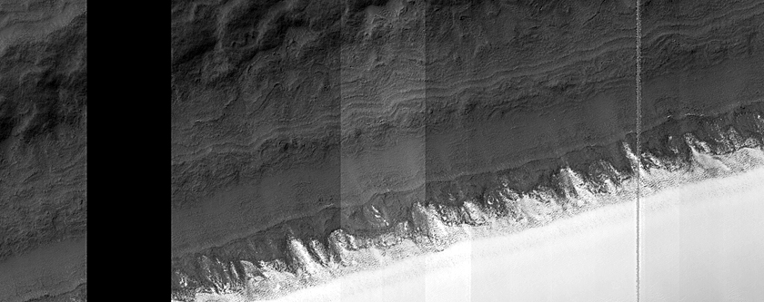 South Polar Residual Cap Intraseasonal Change Monitoring