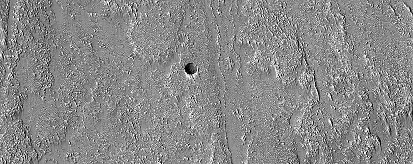 Pit on Arsia Mons