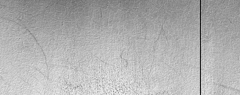 Small Scale Lobes on Crater Wall