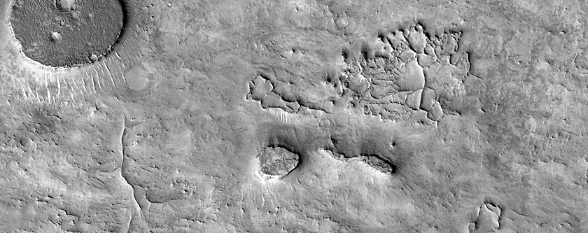 Ridges Northwest of Nili Fossae