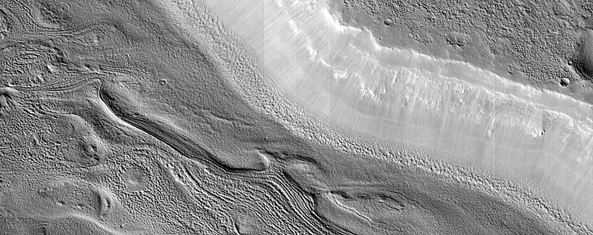 Mamers Valles Wall with Possible Clays
