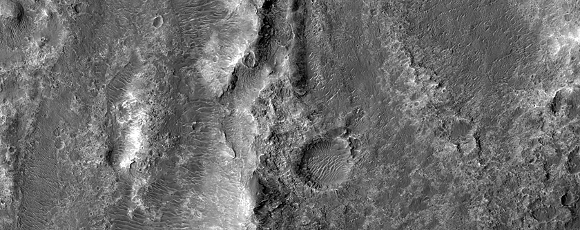 Diverse Bedrock in Ladon Valles