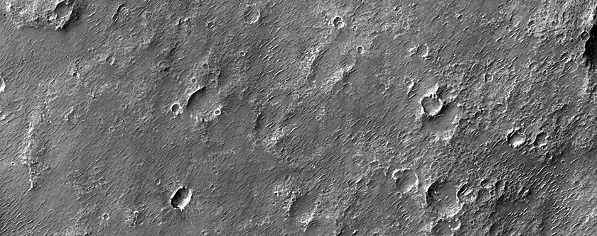 Craters and Wrinkle Ridge