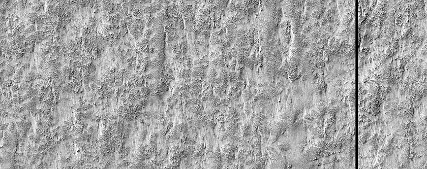 Landforms above Subsurface Radar Observations of South Polar Cap