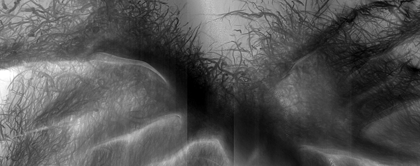 Dunes in Crater North of Antoniadi Crater