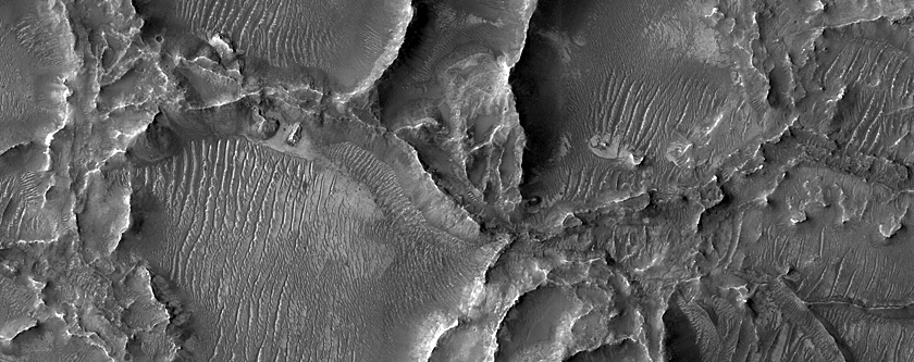 Boxwork Ridges in Noachis Terra
