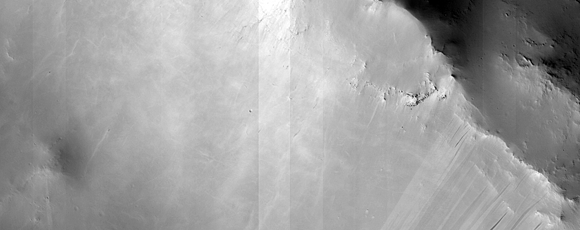 Arabia Terra Crater Wall
