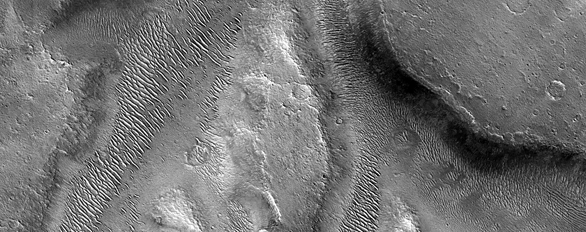 Channel South of Ravi Vallis