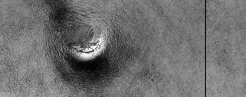 Monitor Feature near South Pole
