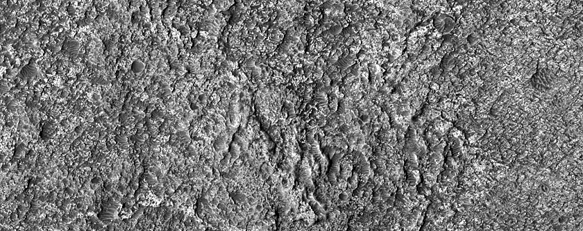 Terrain North of Muller Crater