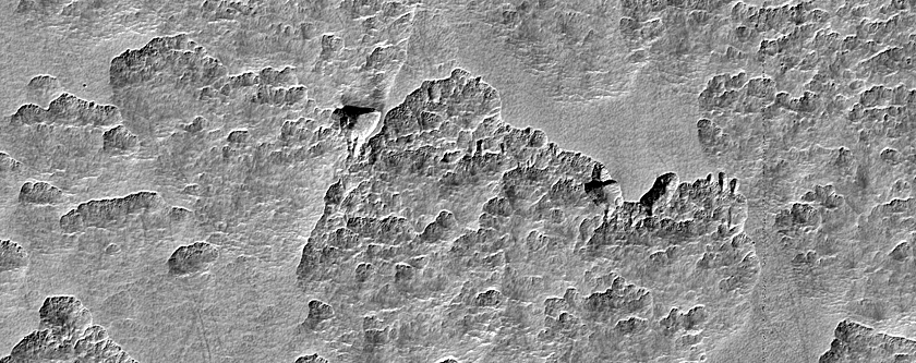 Small Ice Exposing Scarp