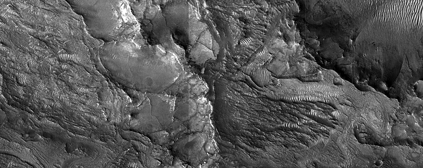 Ridged Terrains in Nili Fossae