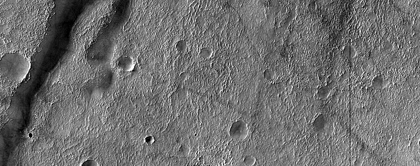 Channel in Noachis Terra