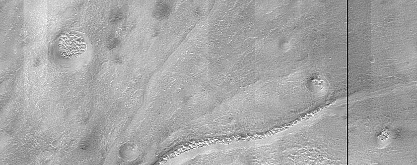 Fan in Lohse Crater