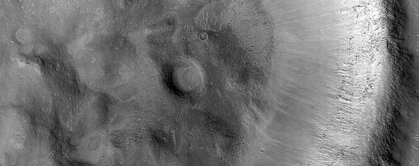 Crater in Nepenthes Planum