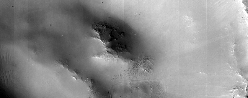 Crater in Arabia Terra