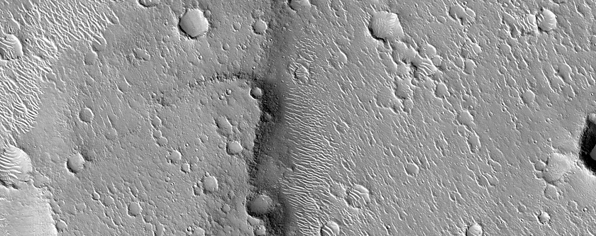 Mesa in Isidis Planitia