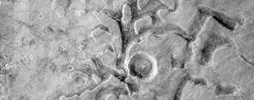 Angled Depressions Is Hellas Planitia