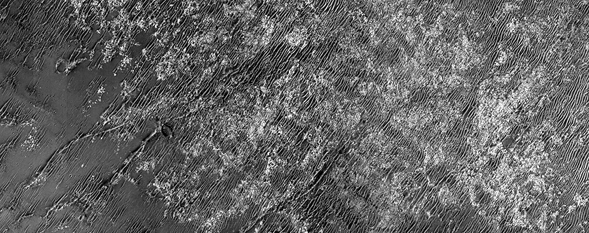 Ridges on Crater Floor in Terra Sabaea