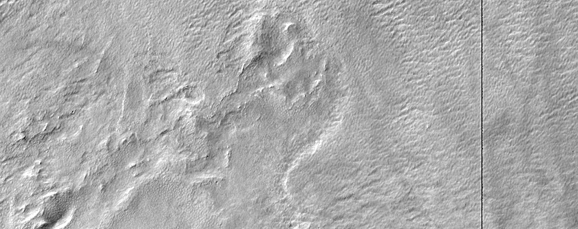 Icy Scarp and Gullies