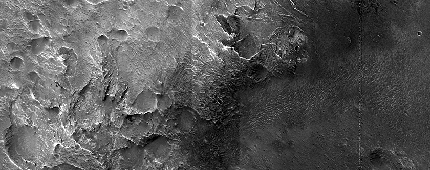 Crater Northeast of Terby Crater