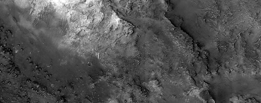 Possible Hydroxylated Mineral Signature West of Nili Fossae