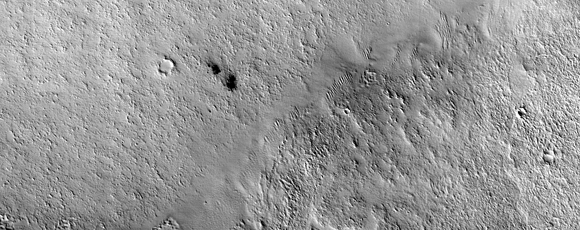 Candidate Recent Impact Site