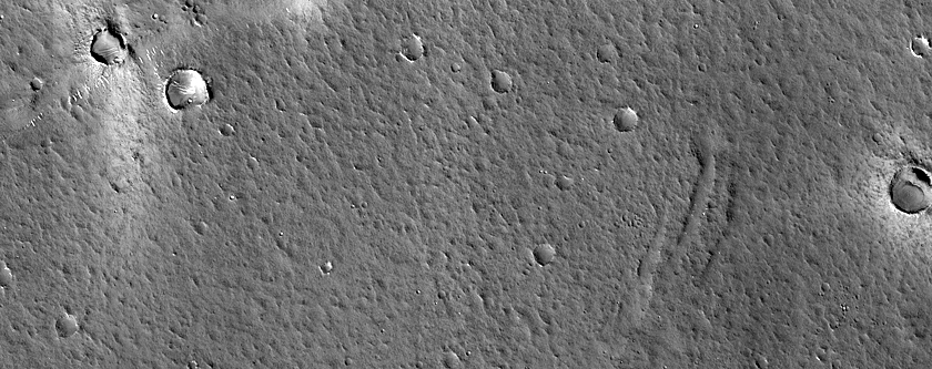 Landforms in Utopia Planitia
