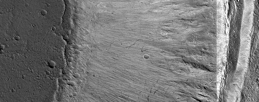 Olympus Mons Caldera Wall