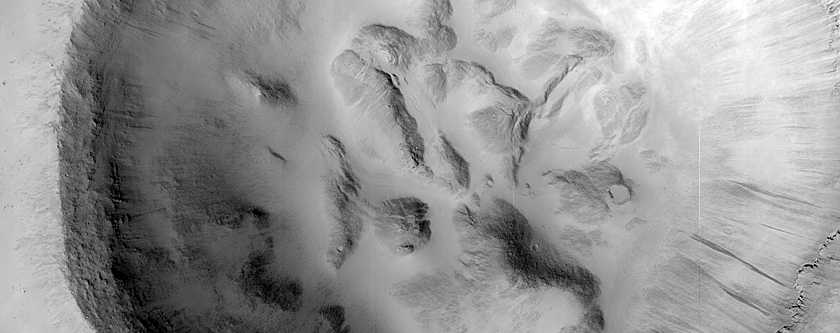 5-Kilometer Crater in Tartarus Colles