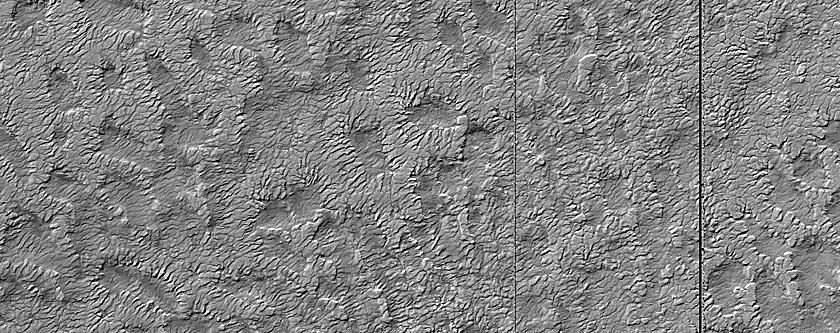 Landforms above Subsurface Radar Observations of South Polar Cap