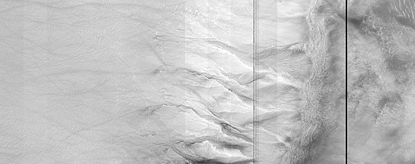 Monitor Slopes in Hellas Planitia