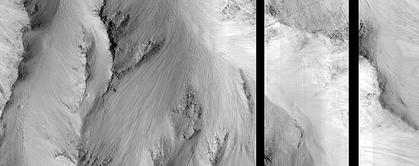 Southern Canyon Wall in East Coprates Chasma