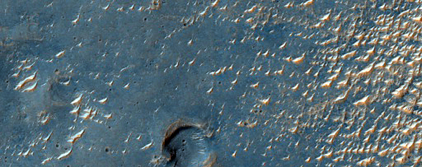 Terrain North of Muller Crater
