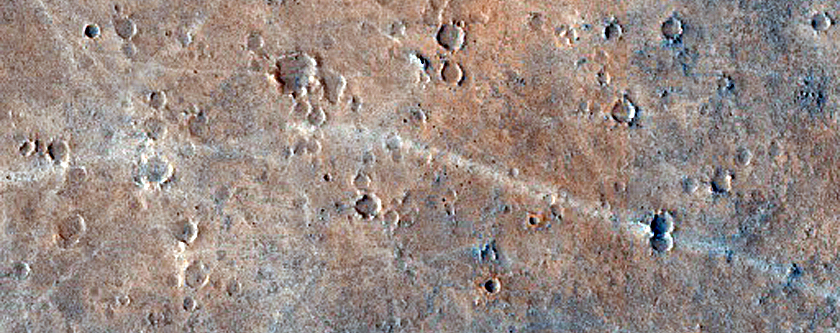 Terrain Sample in Schiaparelli Crater
