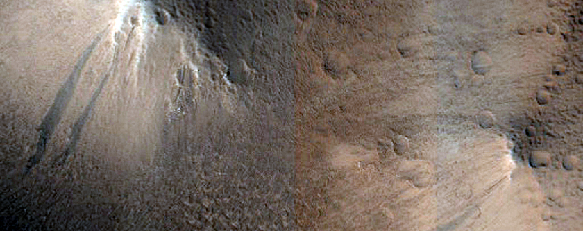Dark Slope Streak Monitoring