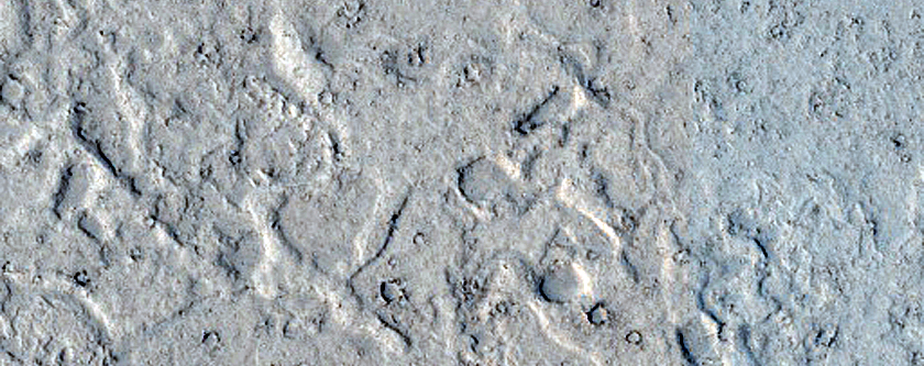 Margin of Cerberus Tholi