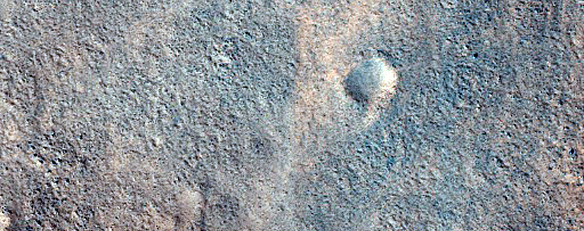 Layered Features in Small Craters in Deuteronilus Mensae