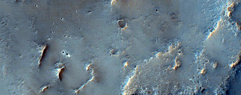 Terrain Northeast of Dollfus Crater