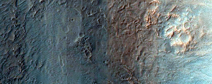 Night-IR Bright Crater