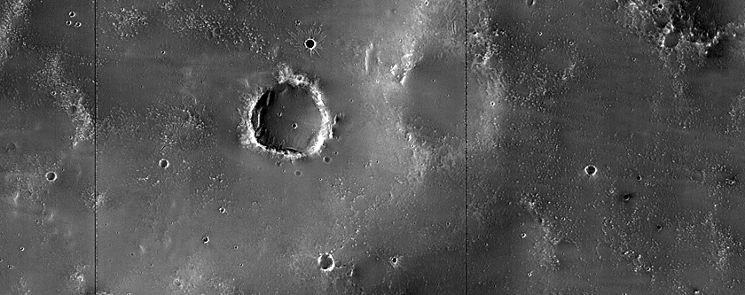Terrain East of Wislicenus Crater