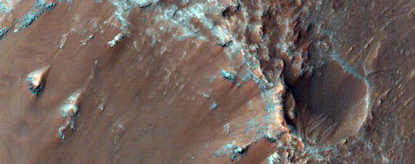 Monitor Slopes in Eos Chasma