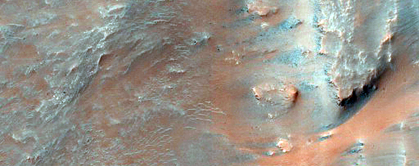Crater Walls in Terra Sabaea