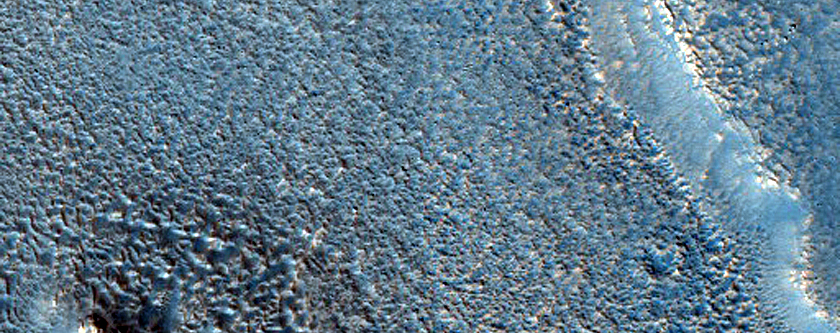 Dipping Layers in Deuteronilus Mensae