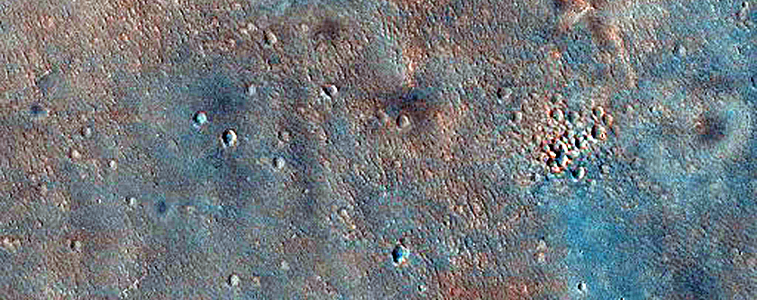 Candidate Recent Impact Site