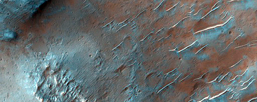 Herschel Crater Ejecta