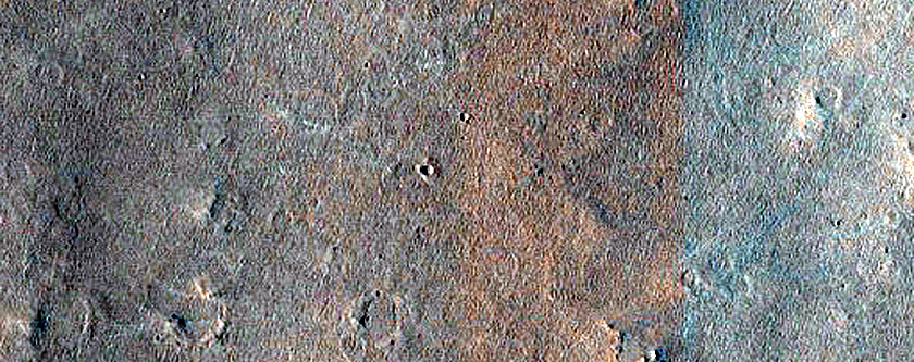 Terrain Sample in Schiaparelli Crater