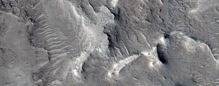 Potential Fan Deposit at Head of Mawrth Vallis