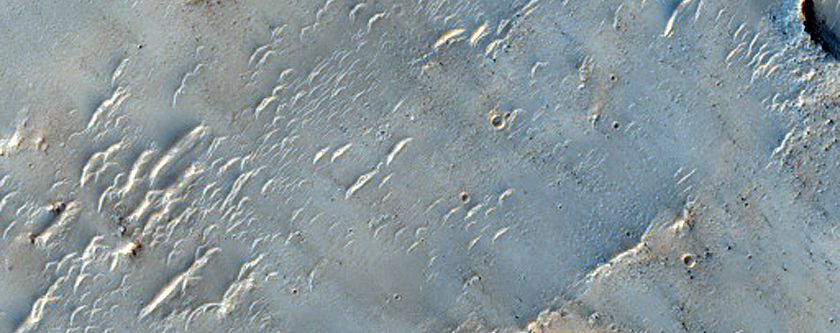 Terrain Northwest of Huygens Crater