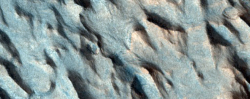 Layered Deposits and Dunes in Eastern Becquerel Crater
